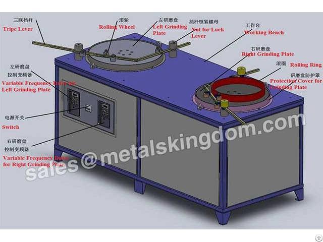 Dn25 300 Mm Stationary Valve Core Grinding Machine