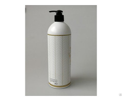 Cosmetic Aluminum Pump Bottle 500 Ml For Oils Packaging