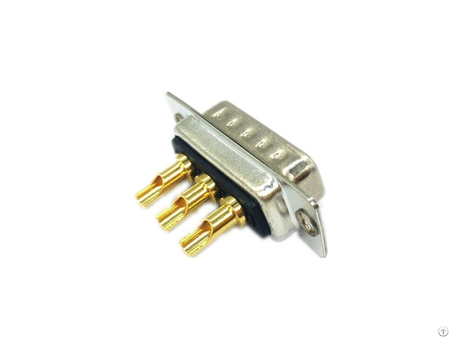 Ip67 3w3 D Type Connector With Solder Wire
