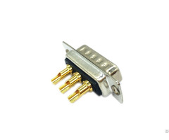 Ip67 3w3 D Type Connector With Solder Wire