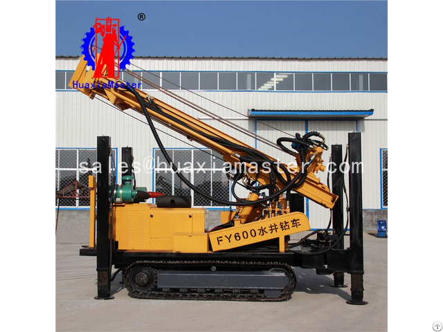 Fy600 Crawler Pneumatic Water Well Drilling Rig Machine Manufacturer For China