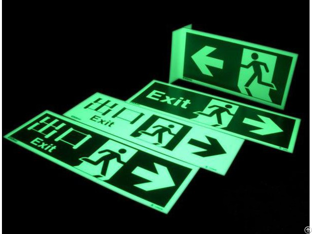 China Glow In The Dark Exit Signsmanufacture