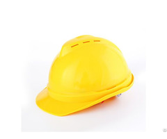 Pe Materials V Type Cheap Construction Comfortable Hard Hat For Workers