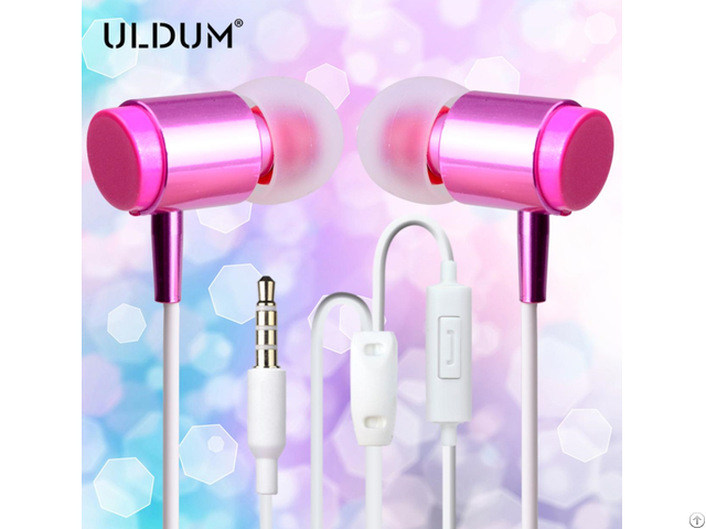 Uldum New Fashion Girl Lipstick Disposable Bus Classic Earphone For Mobile Phone Mp3 Media Player