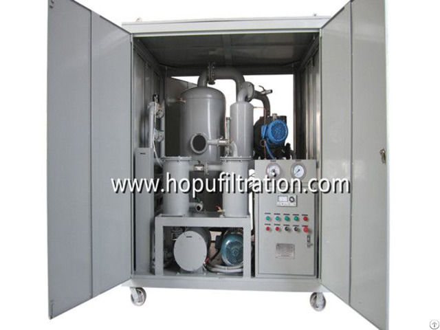 Enclosed Weather Proof Type High Vacuum Insulation Oil Filtration Unit