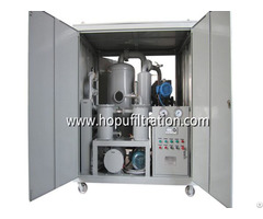 Enclosed Weather Proof Type High Vacuum Insulation Oil Filtration Unit