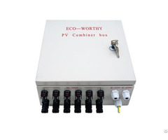 Eco Worthy Solar Combiner Box With Circuit 6 String Pv Enclosure 10a Breakers