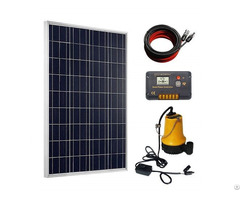 Eco Worthy 12v Solar Powered Water Pump 100w Pv Panel 20a Controller For Watering