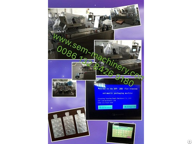 Automatic Tablet Capsule Pill Candy Blister Packing Machine