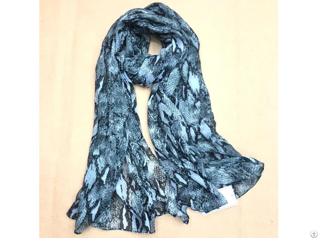 Fashion Snakeskin Printed Scarf