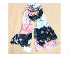 Chic Floral Printed Women Scarf