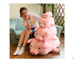Product 2019 New Year Custom Size Adorable Wholesale Pink Plush Pigs Toys