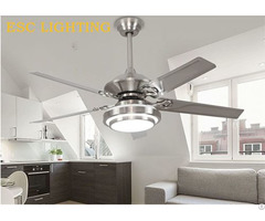 Air Conditioning Stainless Stell Ceiling Fan With Led Light