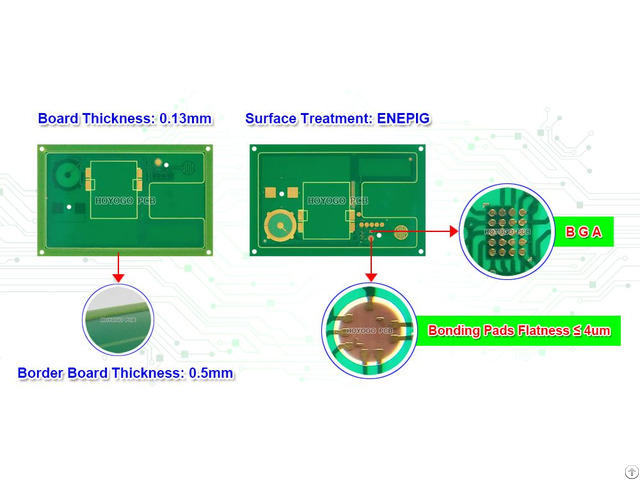 Hoyogo Rigid Pcb With Enepig Surface Treatment