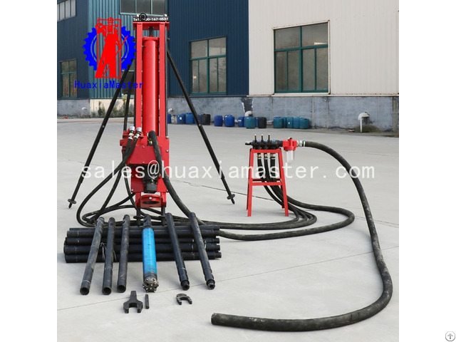 Kqz 100 Full Pneumatic Portable Dth Drilling Rig Machine