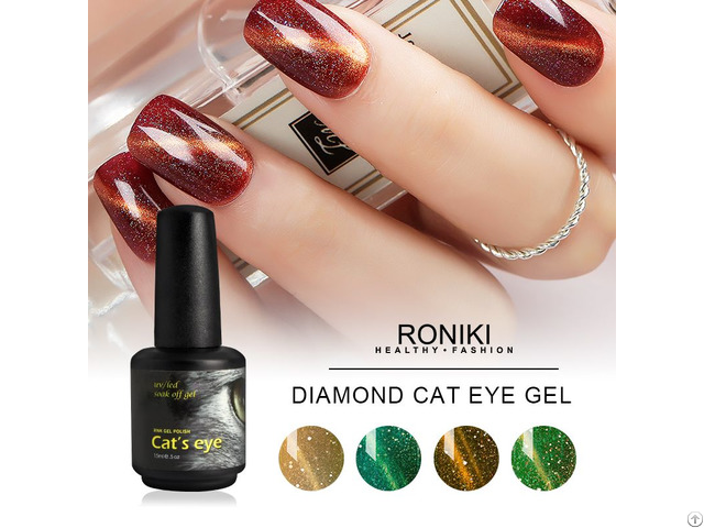 Roniki Diamond Cat Eye Gel Polish