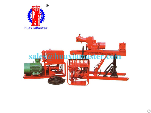Zdy 1900s Full Hydraulic Tunnel Drilling Rig For Mineral Equipment