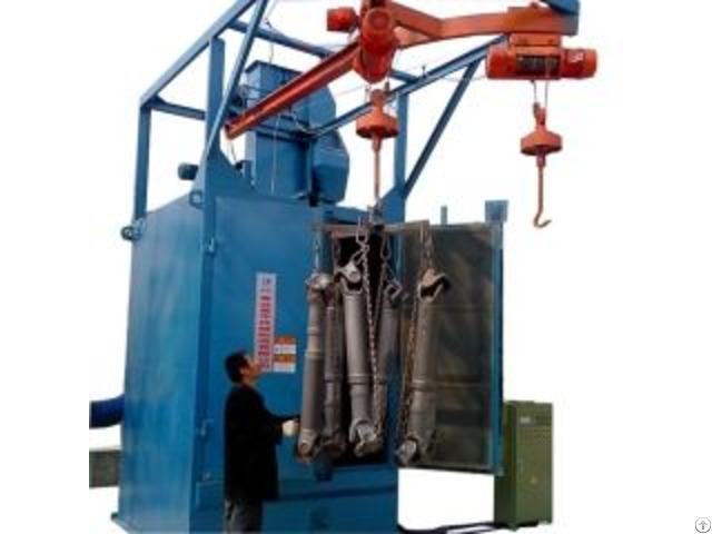 Hanger Shot Blasting Machine Used For Surface Cleaning