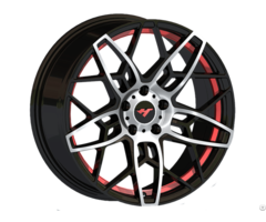 Black Milling Pionts Car Aluminum Alloy Wheel Jihoo Wheels