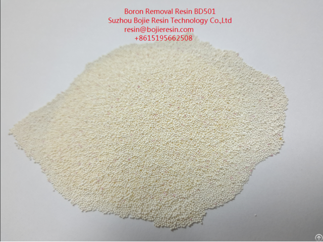 Special Chelating Resin Bd501 For Boron Removal