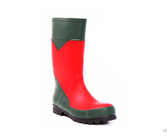Insulating Safety Boots Handmade Of Natural Rubber Protective Toe Cap