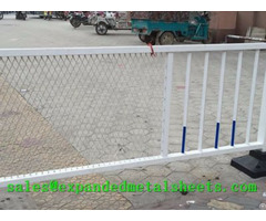 Expanded Metal Isolation Fence