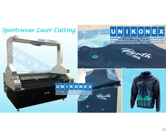 Dye Sublimation Printed Sportswear Laser Cutting