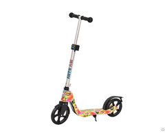 China Flybaby Kids City Scooter Steel Frame Doodle Color