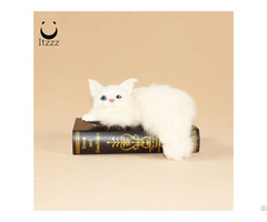 Hot Selling Home Decor Furry Simulation Animals Cat Toy