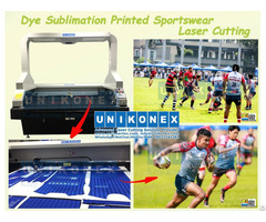 Dye Sublimation Printed Sportswear Laser Cutting By Unikonex