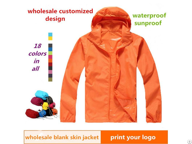 Unisex Lightweight Anti Uv Nylon Outdoor Men S Windbreaker Skin Jacket