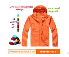 Unisex Lightweight Anti Uv Nylon Outdoor Men S Windbreaker Skin Jacket