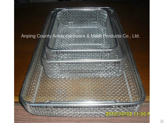 Stainless Steel Plain Wire Mesh Tray