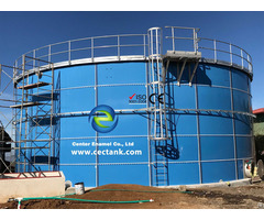 Glass Fused To Steel Tanks For Livestock And Poultry Manure Storage In Biogas Project