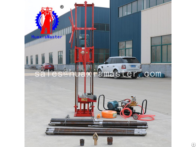 Qz 2ds Three Phase Electric Sampling Drilling Rig 32 110mm Hole Diameter Light Weight