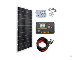 Eco Worthy 100 Watt Solar Panel 12v Off Grid Rv Boat Kit With 20a Lcd Controller