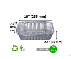 Disposable Aluminum Foil Pans 50 Pack