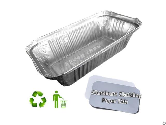 Rectangular Aluminum Pans With Lids 1000 Ml