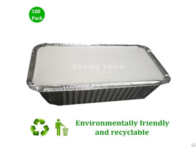 Aluminum Disposable Pans 680 Ml With Lids