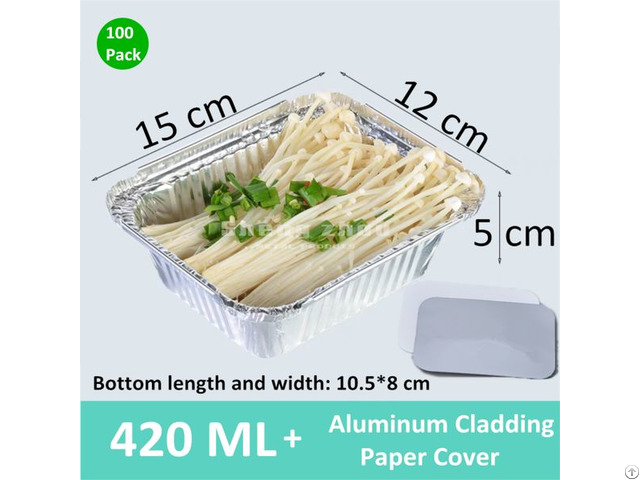 Aluminum Disposable Pans With Lids 100 Pack