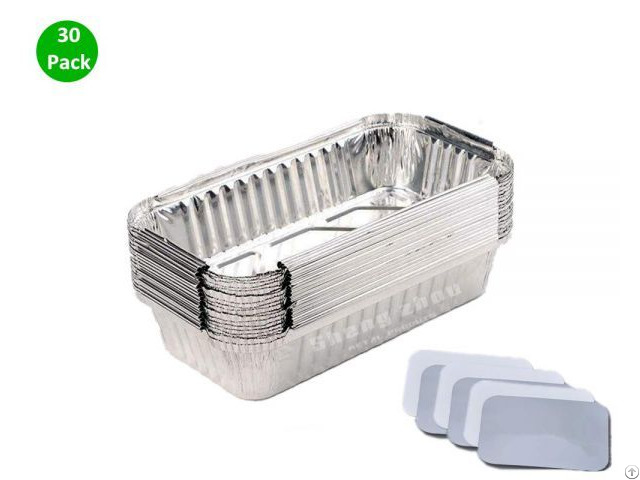 Aluminum Pans With Lids 680 Ml