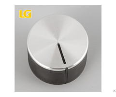 Iso9001 Oem China Manufacturer Custom Round Standard Black And Silver Double Color Gas Cooker Knobs