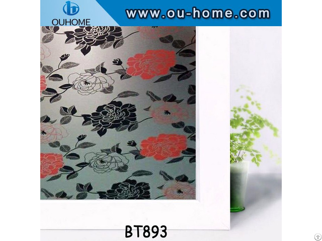 Pvc Indoor Decorative Self Adhesive Window Film