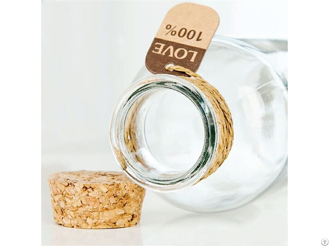 Empty Glass Bottle With Cork