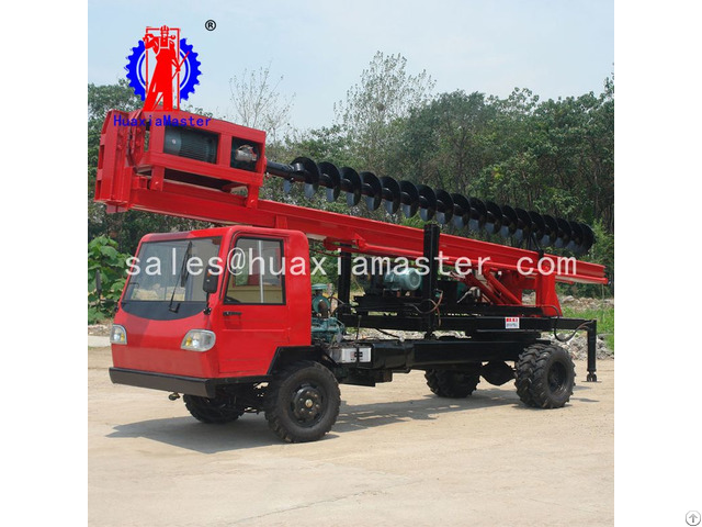 Huaxiamaster Double Seat Long Spiral Pile Driver