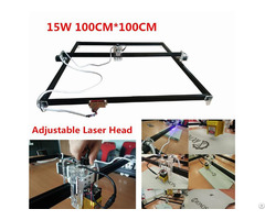 15000mw Laser Engraver Machine 100 X100cm Working Area Desktop Home Use Metals Carving