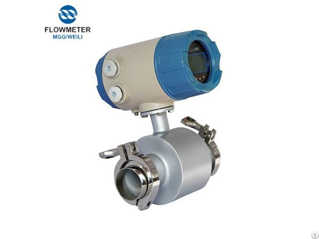 Water Milk Analog Magnetic Flow Meter Price Electromagnetic Flowmeter