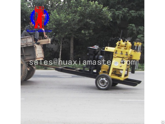 Xyx 200 Diesel Engine Water Well Drill Rig Walking Borehole Drilling Machine Easy To Move For China