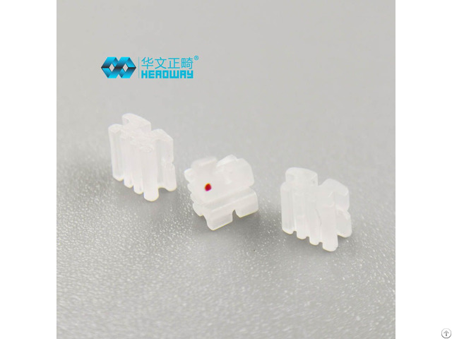 China Dental Orthodontic High Purity Clear Bracket Ceramic Brace Kit