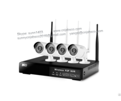 960p & 720p Wifi Nvr Kit App For Remote Monitoring 4ch & 8ch Wireless Cam
